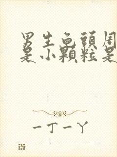 男生龟头周围都是小颗粒是正常吗封面