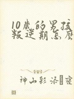 10岁的男孩子叛逆期怎么办