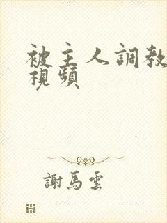 被主人调教sm视频封面