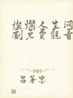 灿烂人生网络短剧免费观看封面