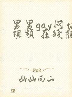 男男gay网站视频 在线观看