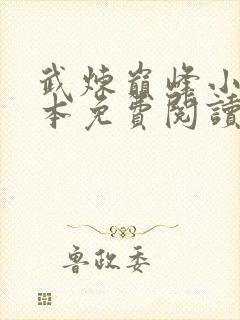 武炼巅峰小说完本免费阅读