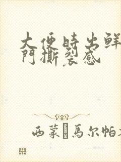 大便时出鲜血肛门撕裂感封面