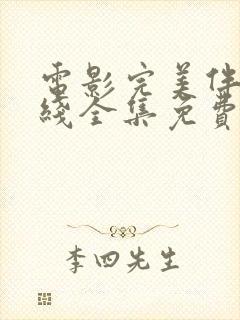 电影完美伴侣在线全集免费观看封面