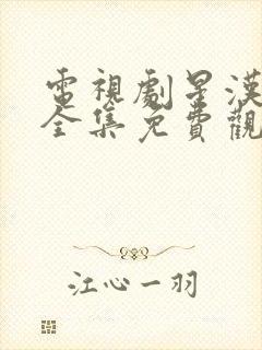 电视剧星汉灿烂全集免费观看