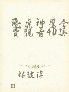 飞虎神鹰全集免费观看40集