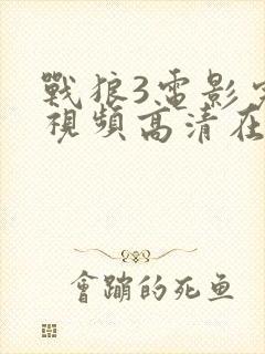 战狼3电影完整视频高清在线观看封面