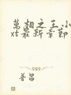 万相之王小说txt最新章节