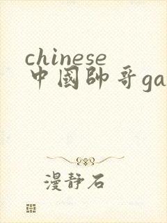 chinese中国帅哥gay