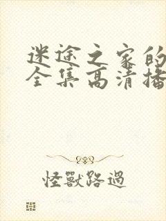 迷途之家的姐姐全集高清播放