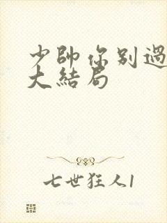 少帅你别过分野大结局