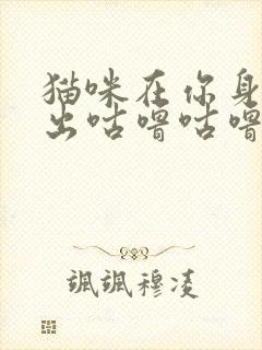 猫咪在你身边发出咕噜咕噜的声音封面