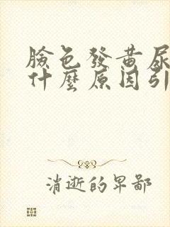 脸色发黄尿黄是什么原因引起的