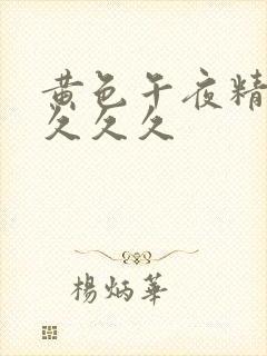 黄色午夜精品久久久久