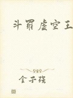 斗罗虚空王座封面