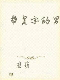 带昊字的男演员封面