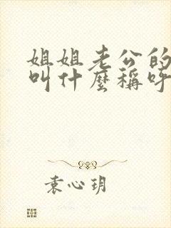 姐姐老公的爸爸叫什么称呼