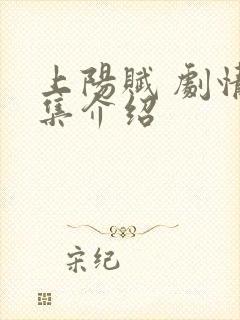 上阳赋 剧情分集介绍