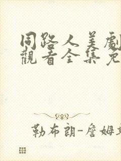 同路人美剧在线观看全集免费