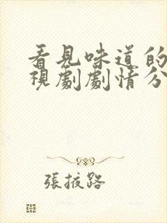 看见味道的你电视剧剧情分集介绍