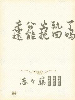 老公出轨了老婆还能挽回吗