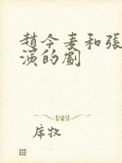 赵今麦和张凌赫演的剧