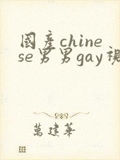 国产chinese男男gay视频网