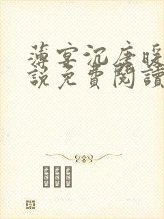 薄宴沉唐暖宁小说免费阅读封面