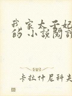 我家太子妃超凶的 小说阅读