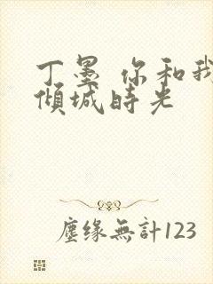 丁墨 你和我的倾城时光