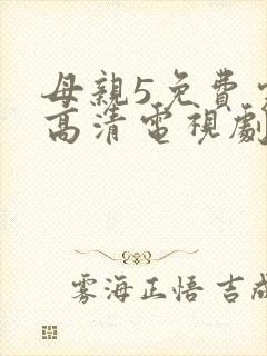 母亲5免费完整高清电视剧在