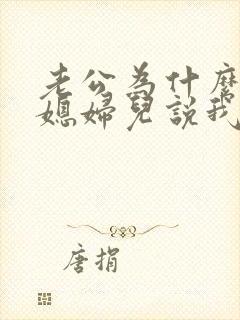 老公为什么不跟媳妇儿说我不生气了封面