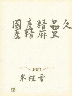 国产精品久久国产精麻豆封面