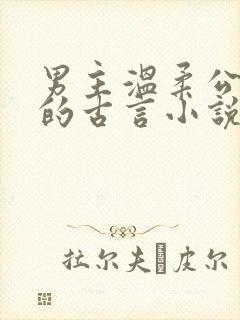 男主温柔公子型的古言小说