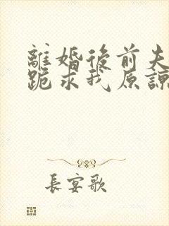 离婚后前夫全家跪求我原谅短剧全集封面