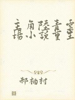 主角陆青云的官场小说重生封面