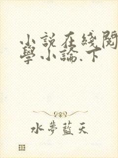 小说在线阅读文学小论.下