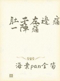 肚子左边痛一阵一阵痛