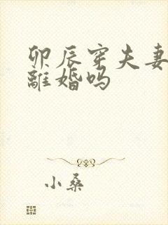 卯辰穿夫妻宫必离婚吗