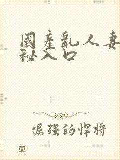 国产乱人妻精品秘入口