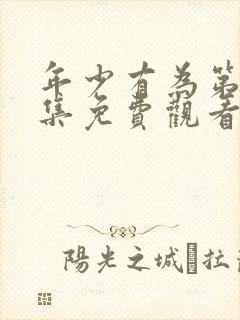 年少有为第10集免费观看电视剧