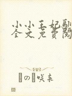 小小王妃驯王爷全文免费阅读