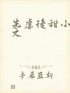 先虐后甜小说推文