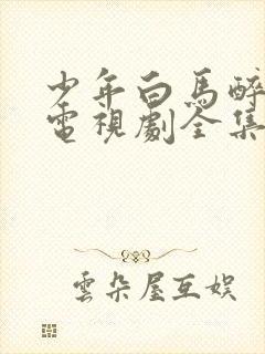 少年白马醉春风电视剧全集免费高清