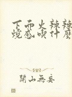 下面火辣辣的灼烧感吃什么药