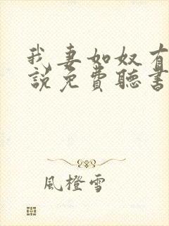 我妻如奴有声小说免费听书最新章节