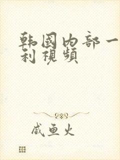 韩国内部一区福利视频