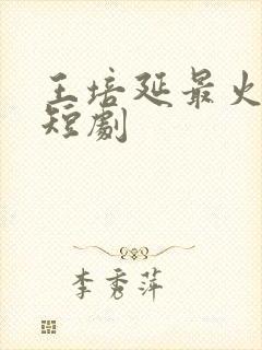 王培延最火十部短剧