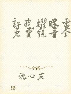 许我耀眼电视剧免费观看全集