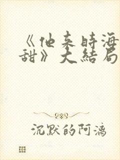 《他来时海风很甜》大结局